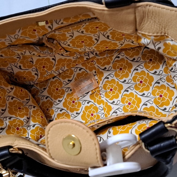 Emma Fox Studded Leather Satchel NWOT - Picture 7 of 7